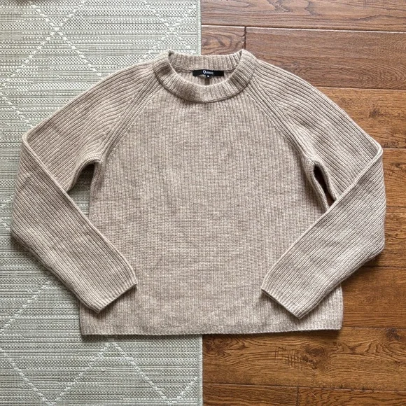 Mongolian Cashmere Fisherman’s Sweater Women's size M - Picture 2 of 5